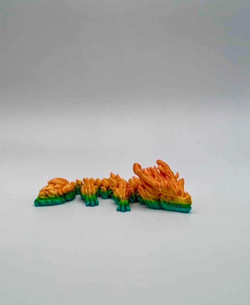 Articulated Dragon Keychain 006 3d model