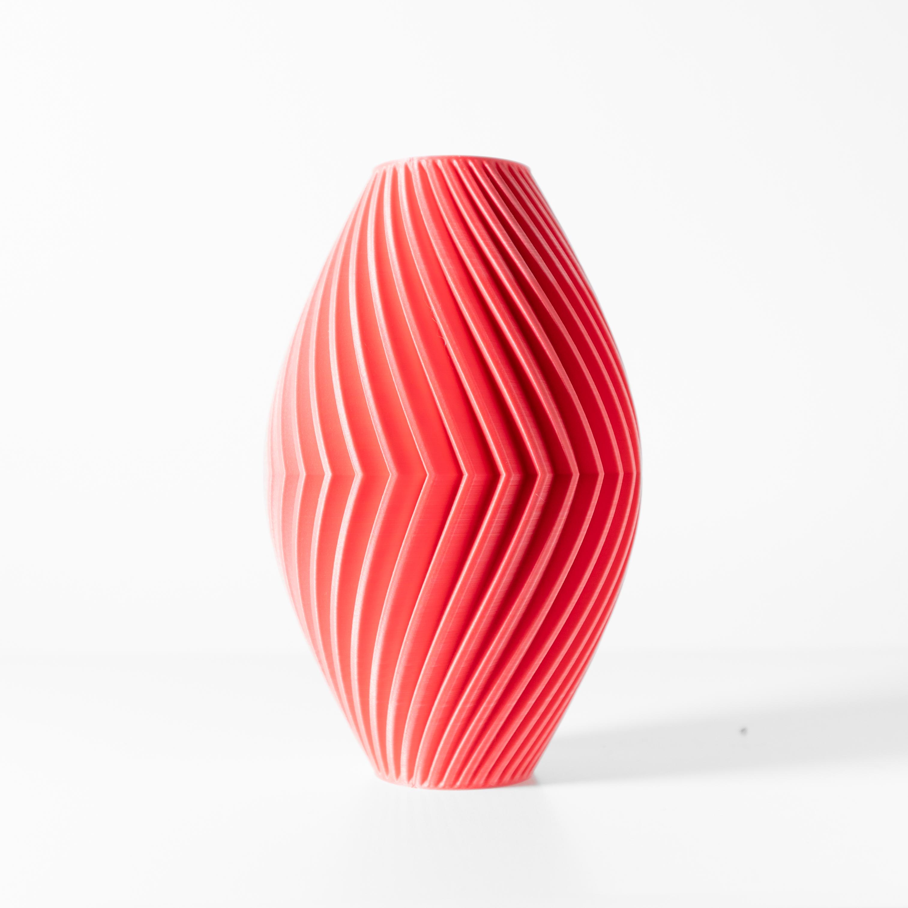 The Soko Vase, Modern and Unique Home Decor for Dried and Preserved Flower Arrangement  | STL File 3d model