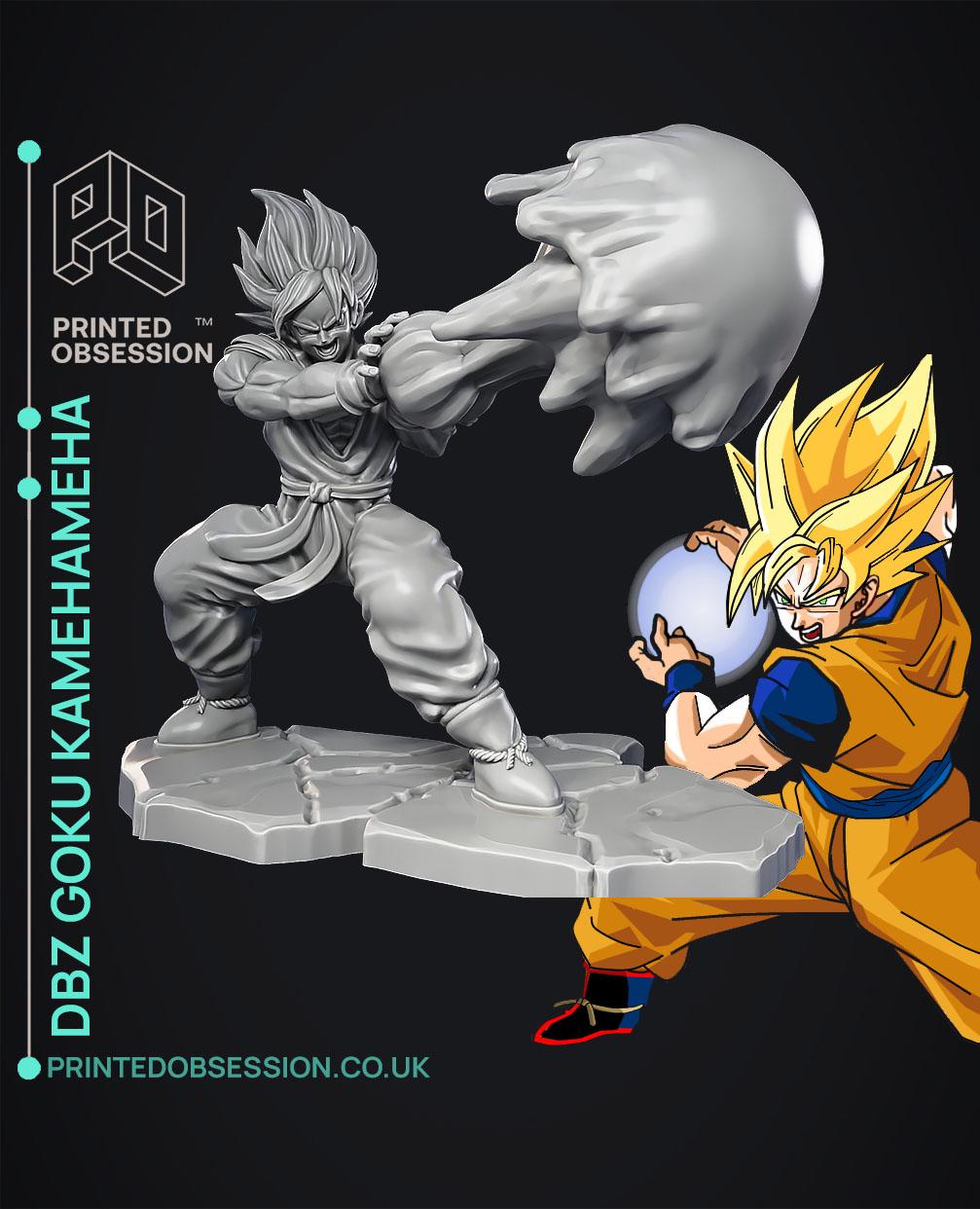 Goku kamehameha  3d model