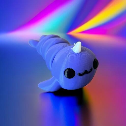 Articulated Narwhal - UnicornicNZ 3d model