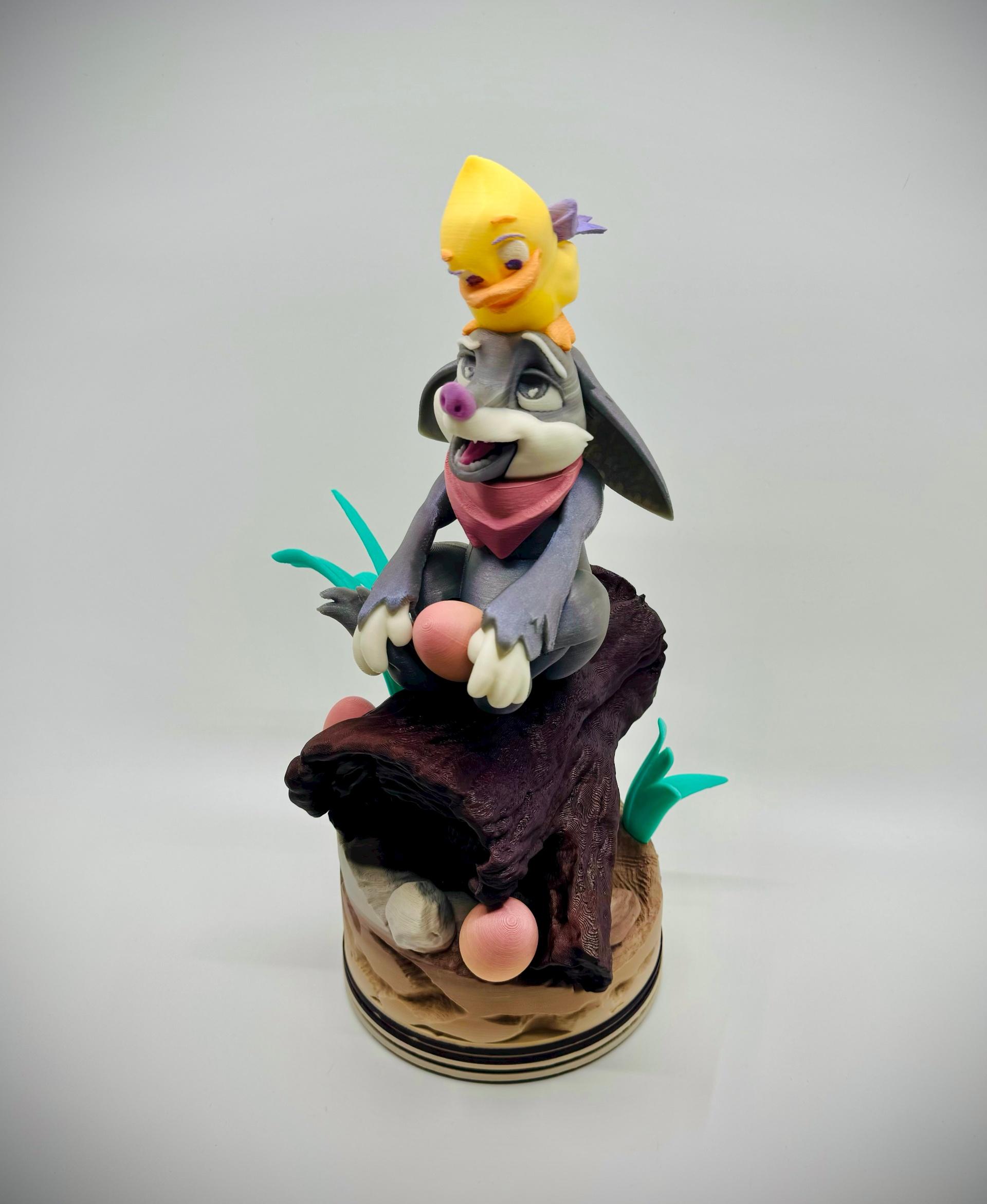 Dag And Pud - The Easter Bilby and his Duckling Friend! 3d model