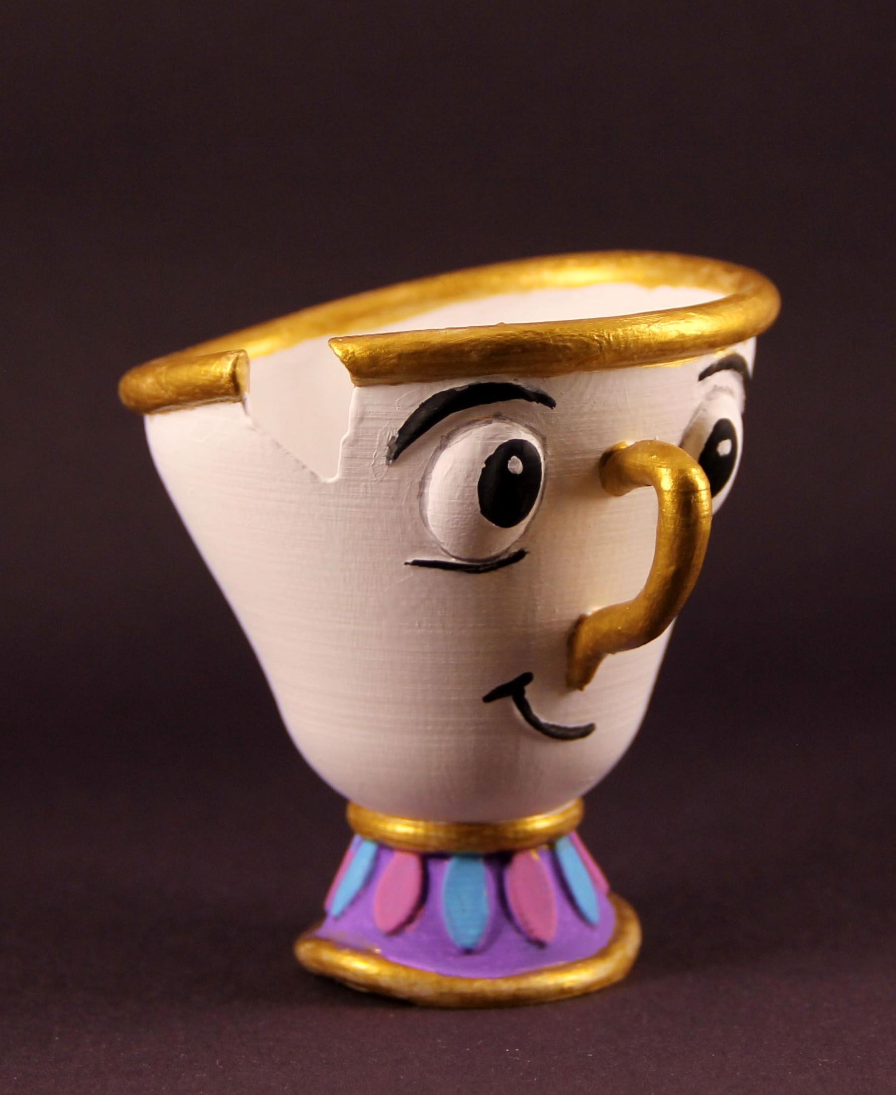 Chip from beauty and the beast  - Had lots of fun painting this cute model - 3d model
