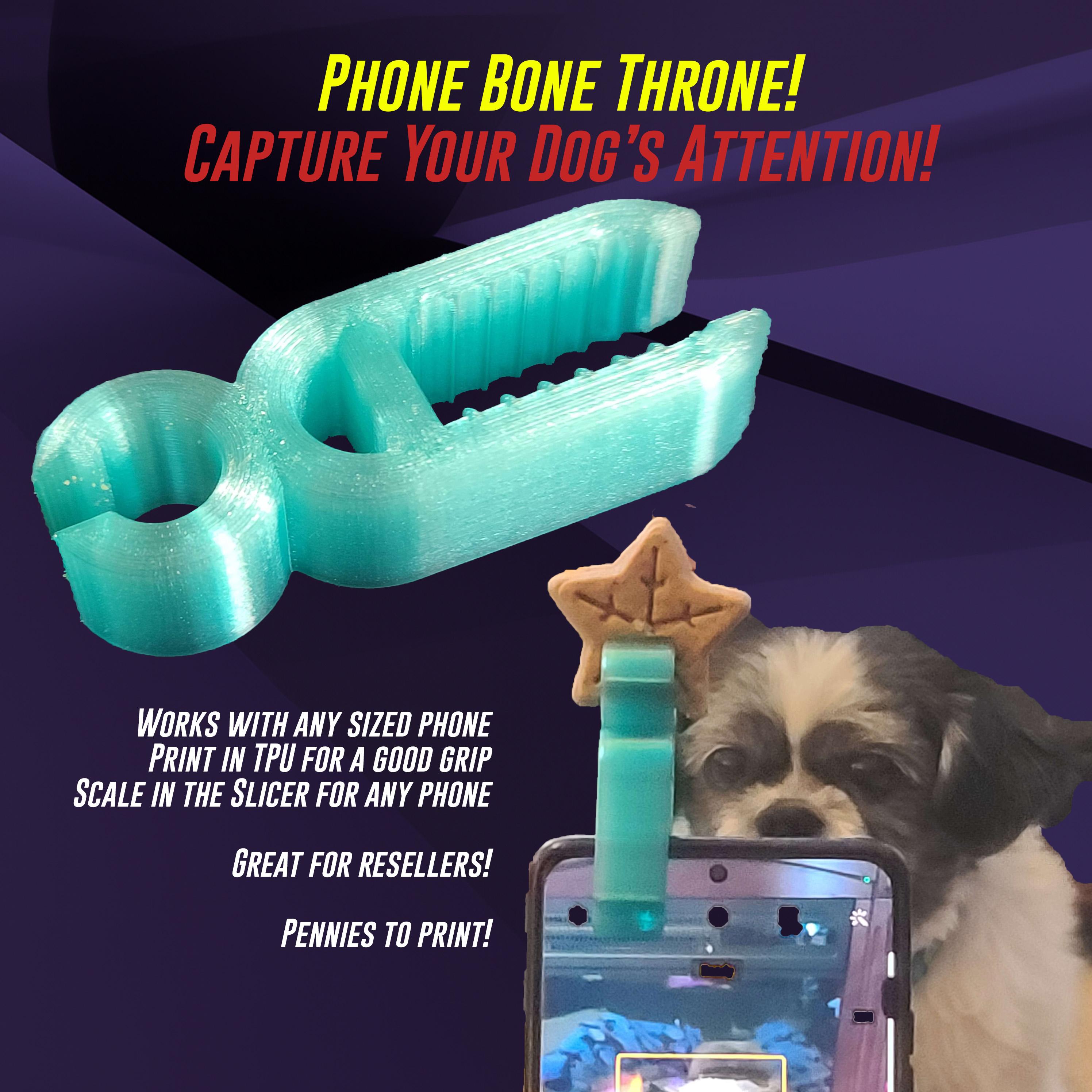Phone Bone Throne!  3d model