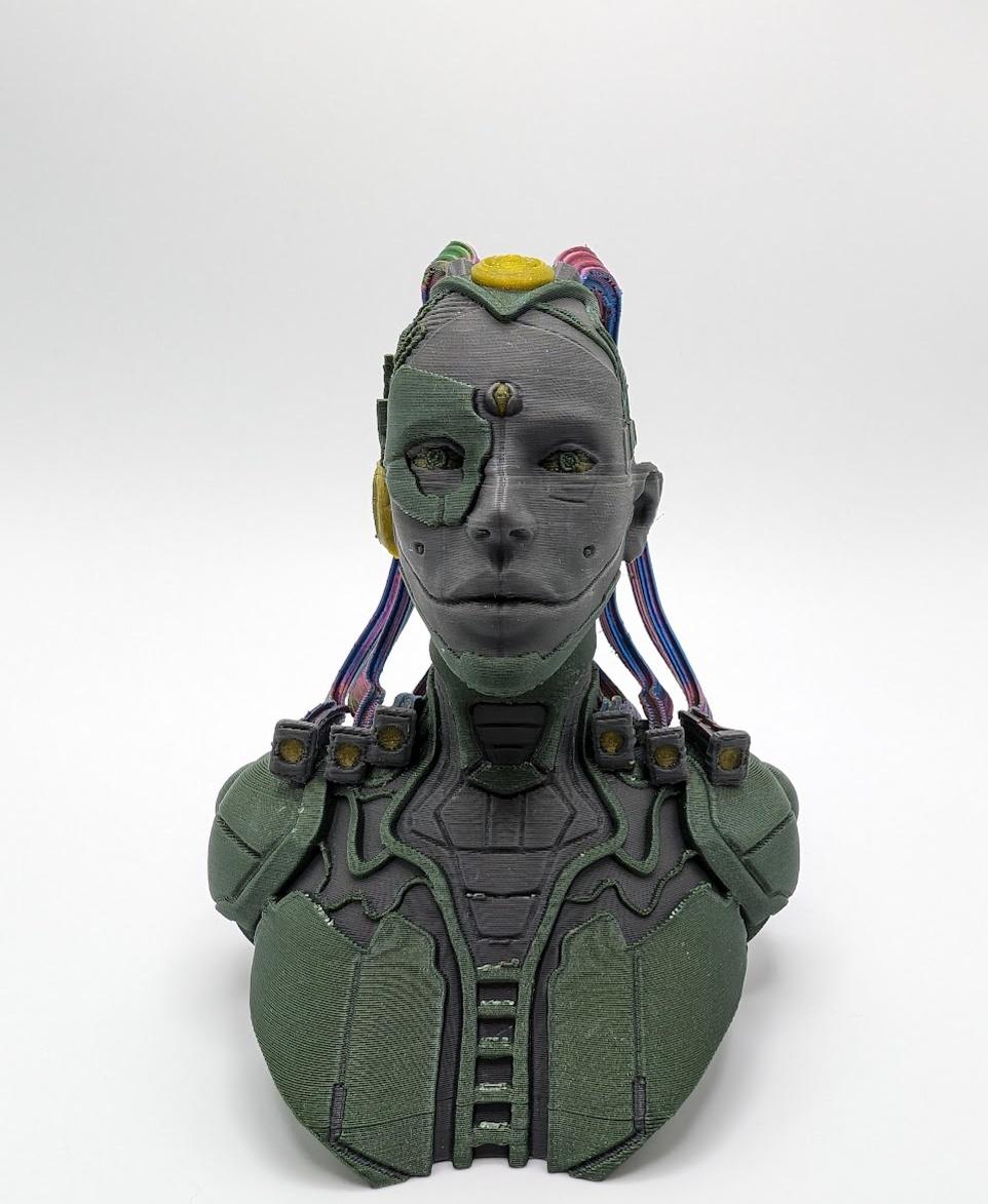 Cyber Medusa - (Pre-Supported) 3d model