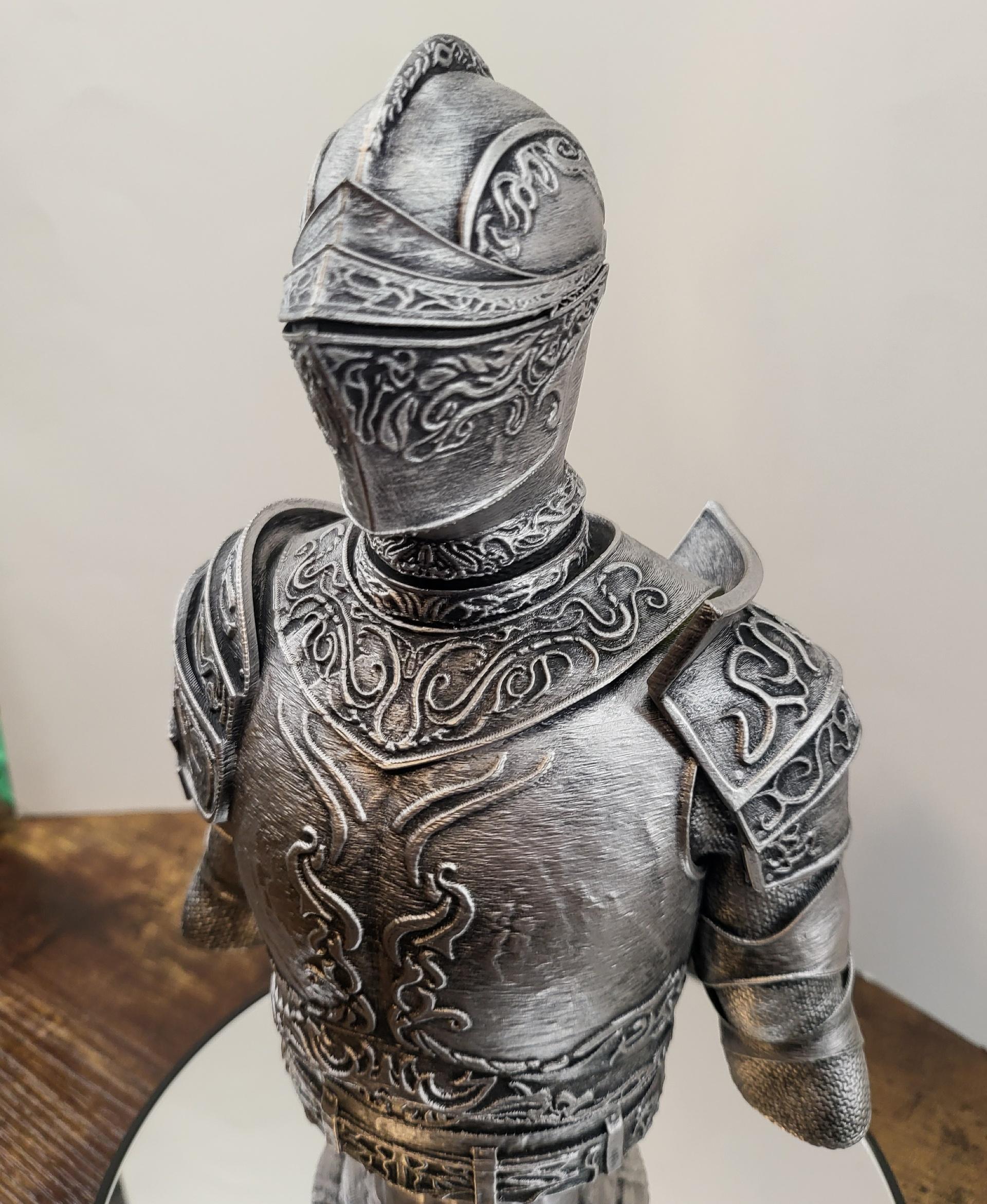 Drakeblood Knight bust - Dark Souls 2 (Pre-Supported) 3d model