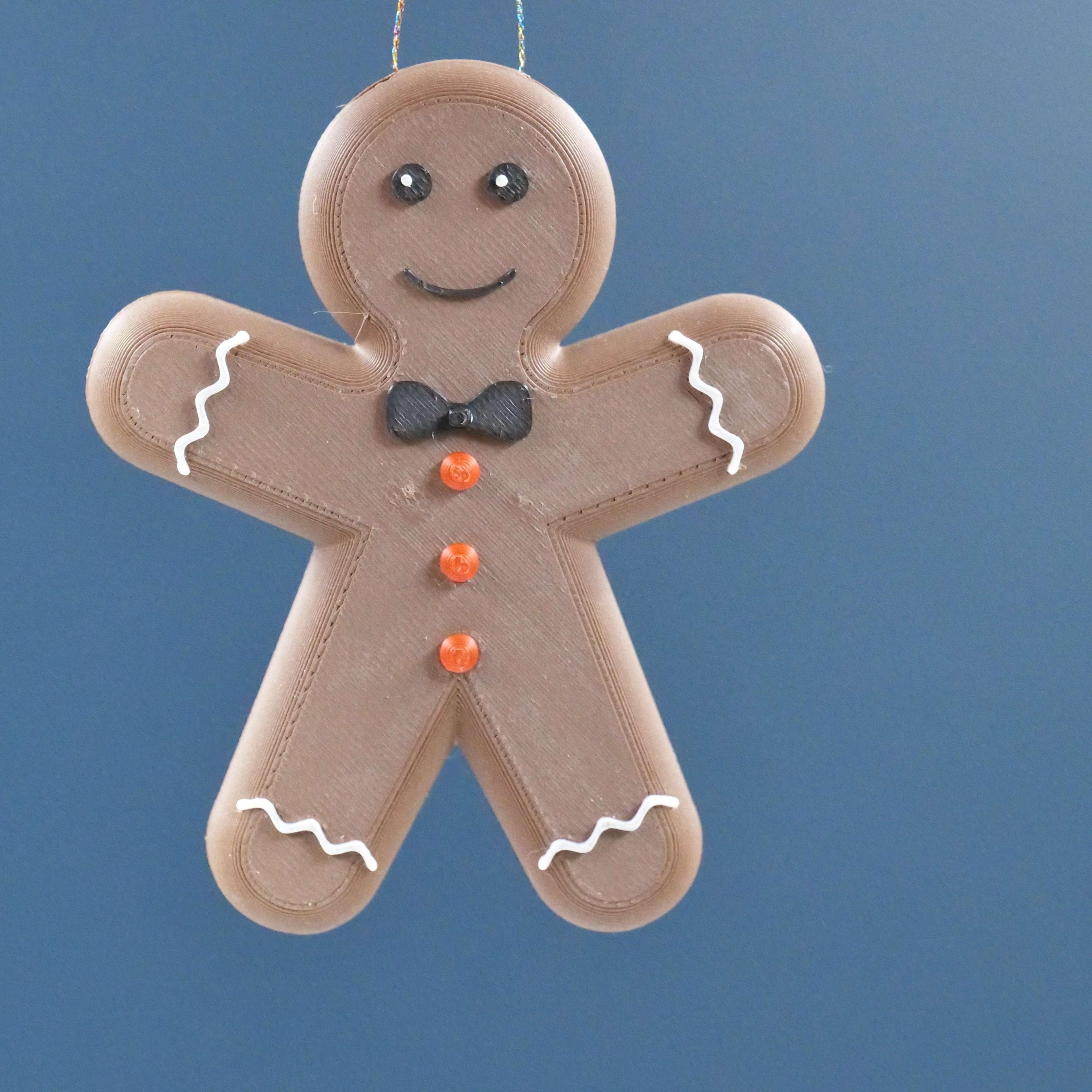 Gingerbread Man - Formal Bowtie 3d model