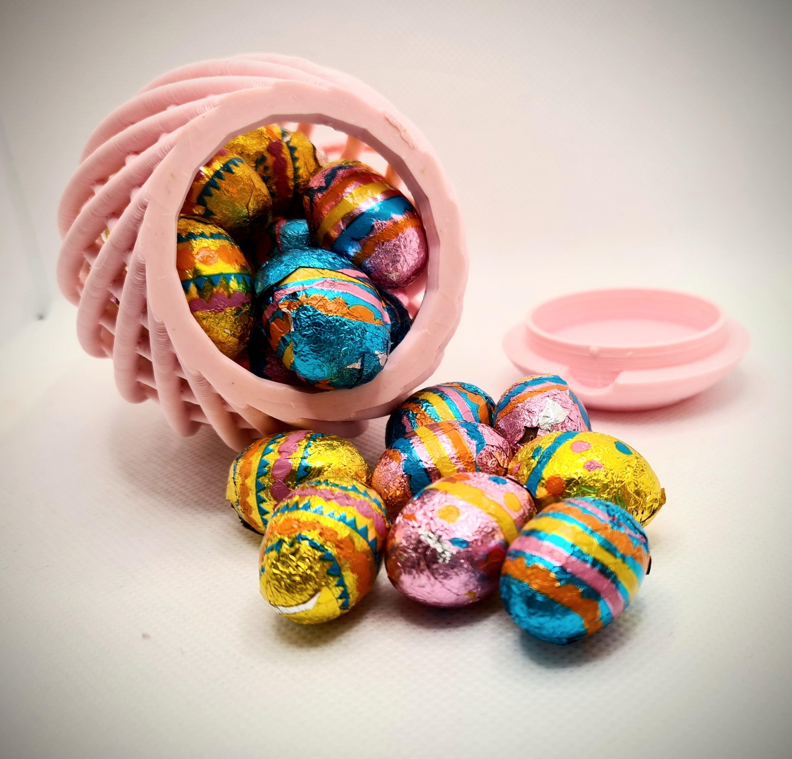 Spiral (Easter) Egg Box  3d model