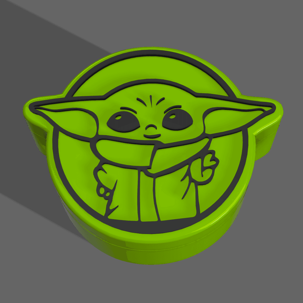 Baby Yoda Box 3d model