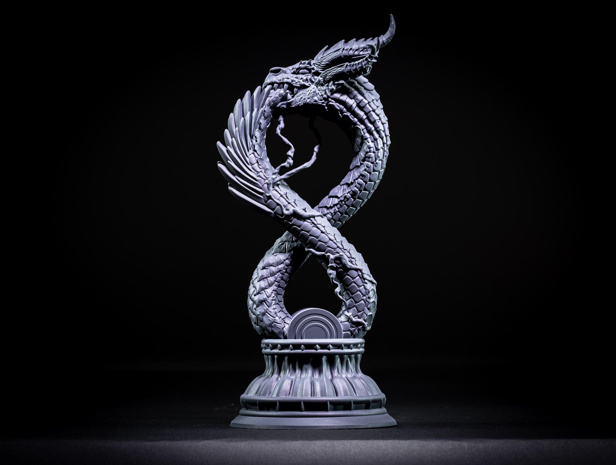 Ouroboros Dragon (Pre-Supported) 3d model