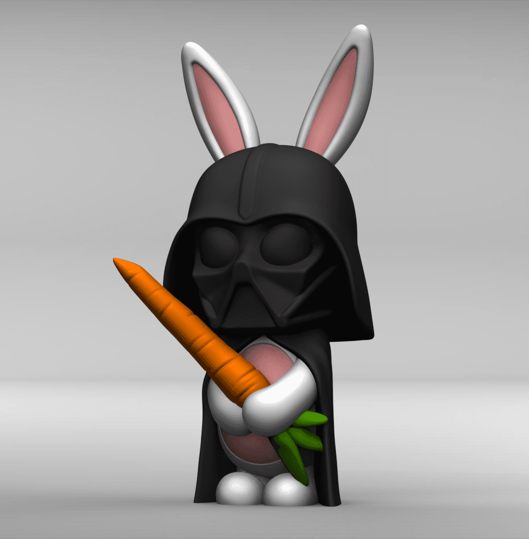 Darth Vader Bunny  3d model