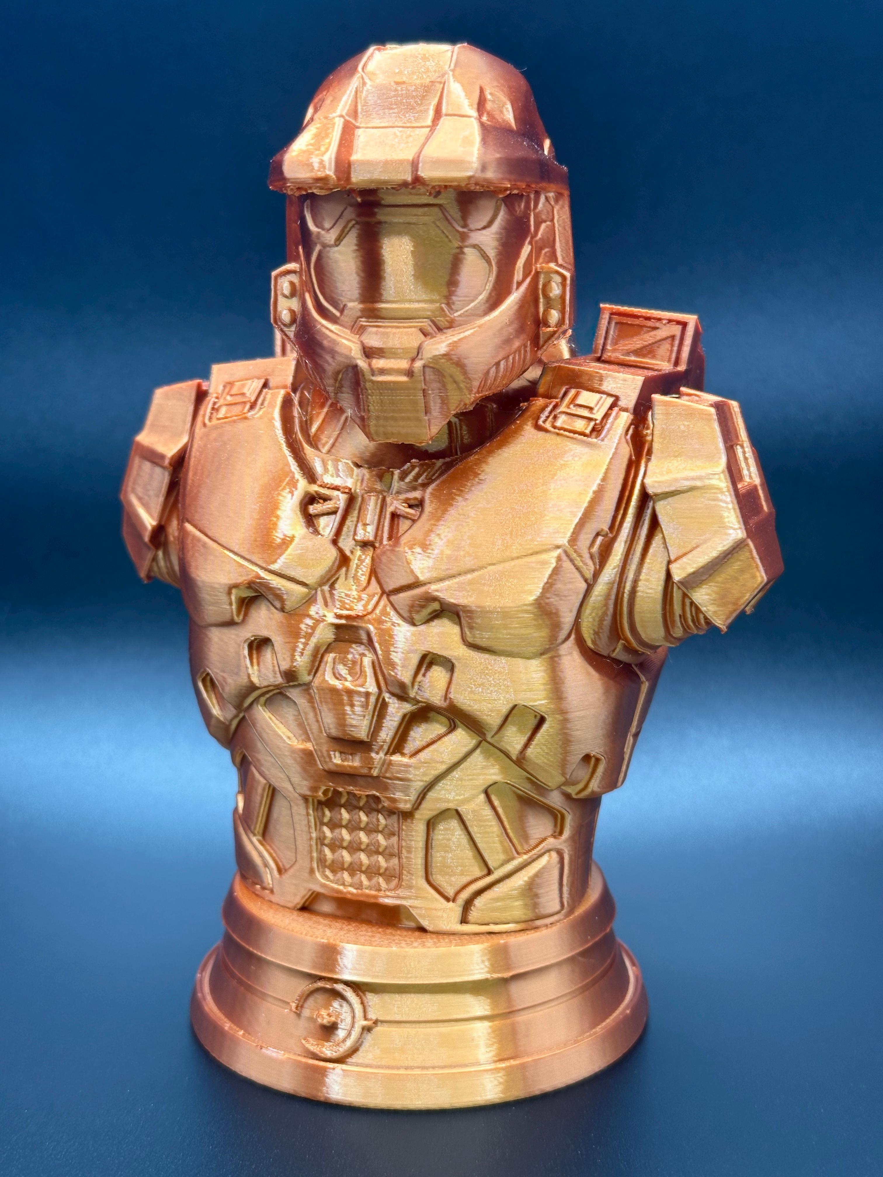 Master Chief Bust - Halo (Pre-Supported) 3d model
