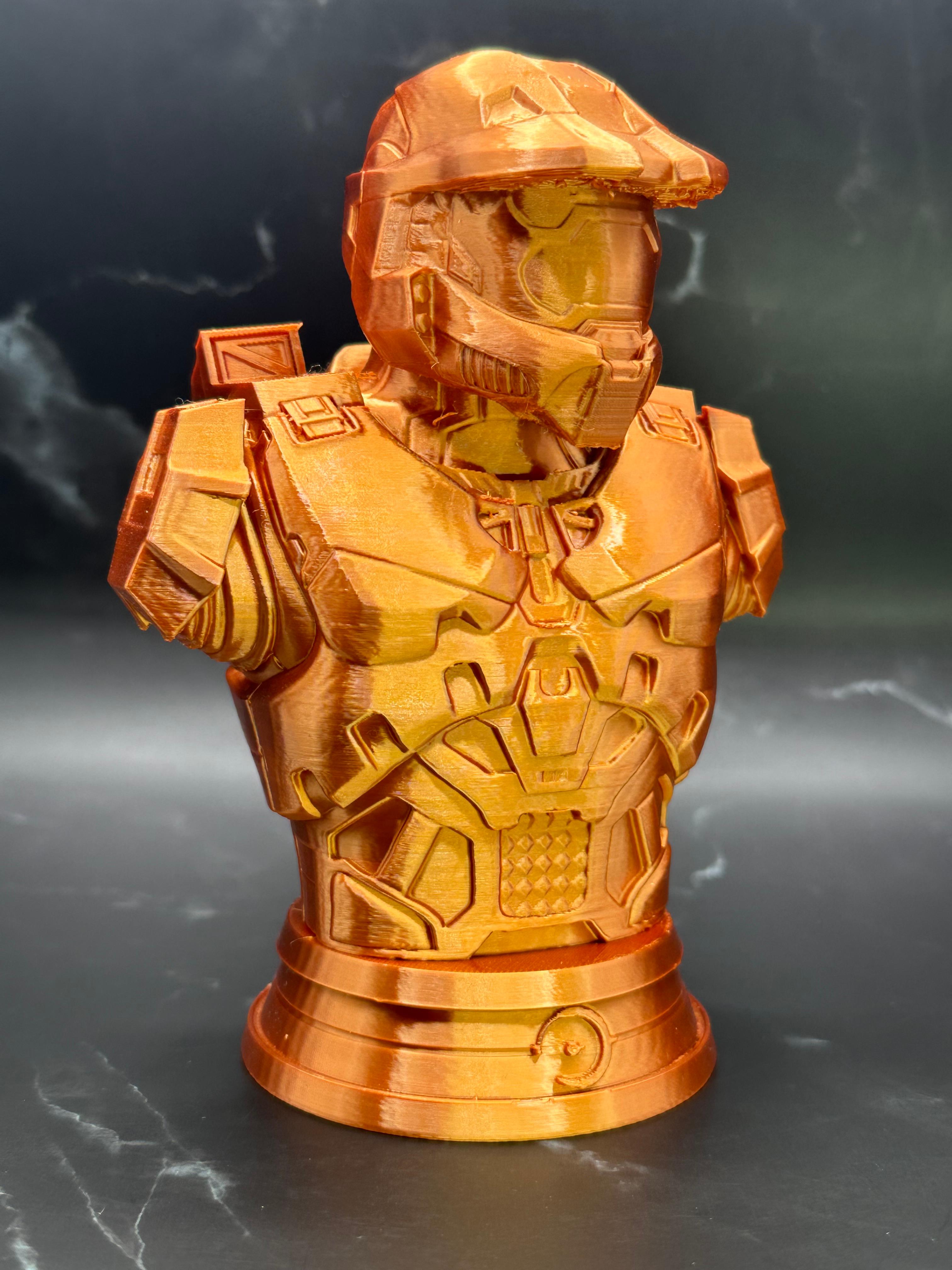 Master Chief Bust - Halo (Pre-Supported) 3d model