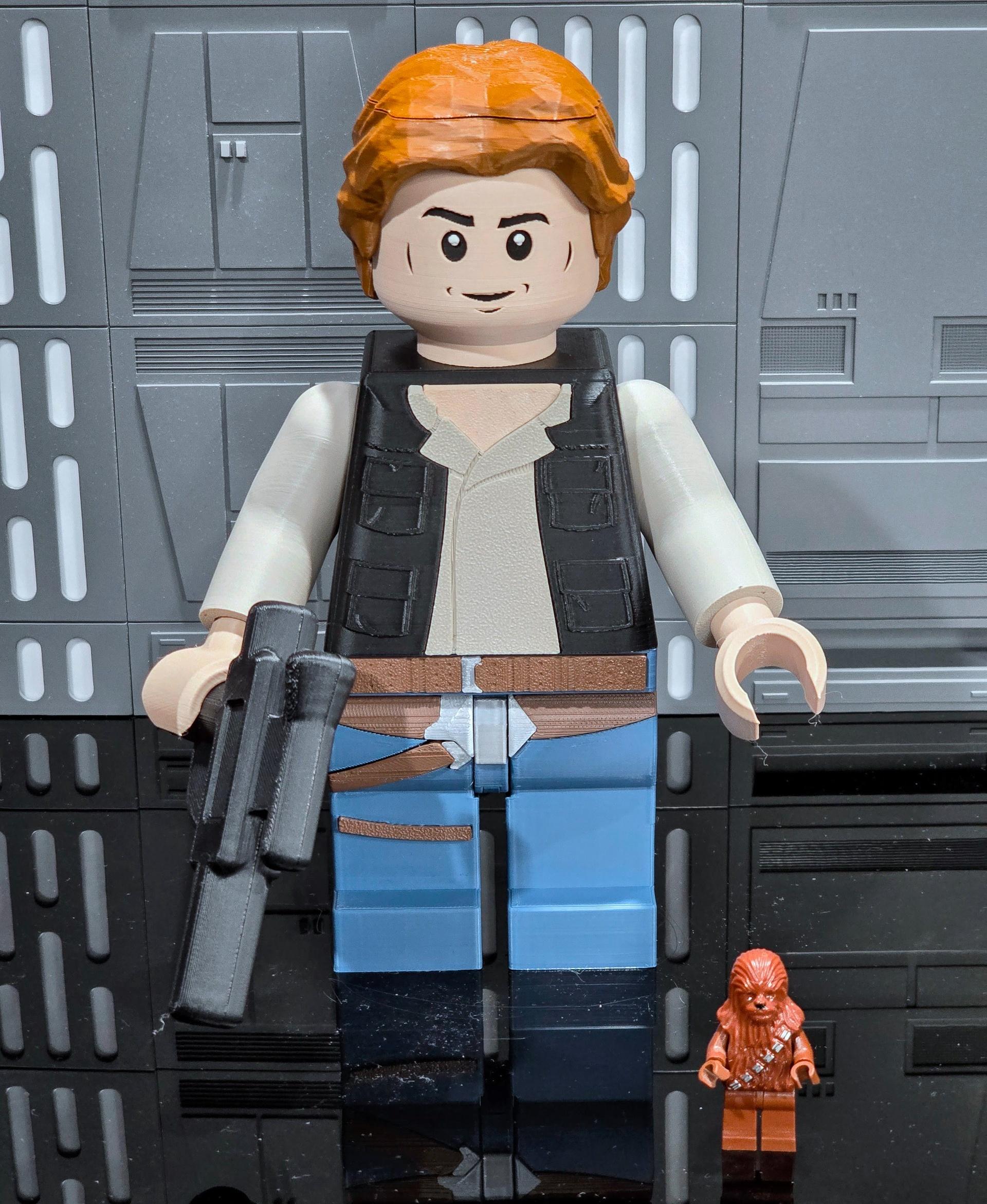Han Solo (6:1 LEGO - "I know." - 3d model