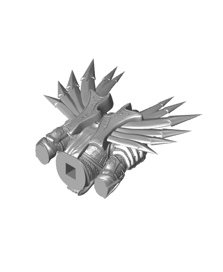 Tyrael Bust - Diablo (Pre-Supported) 3d model