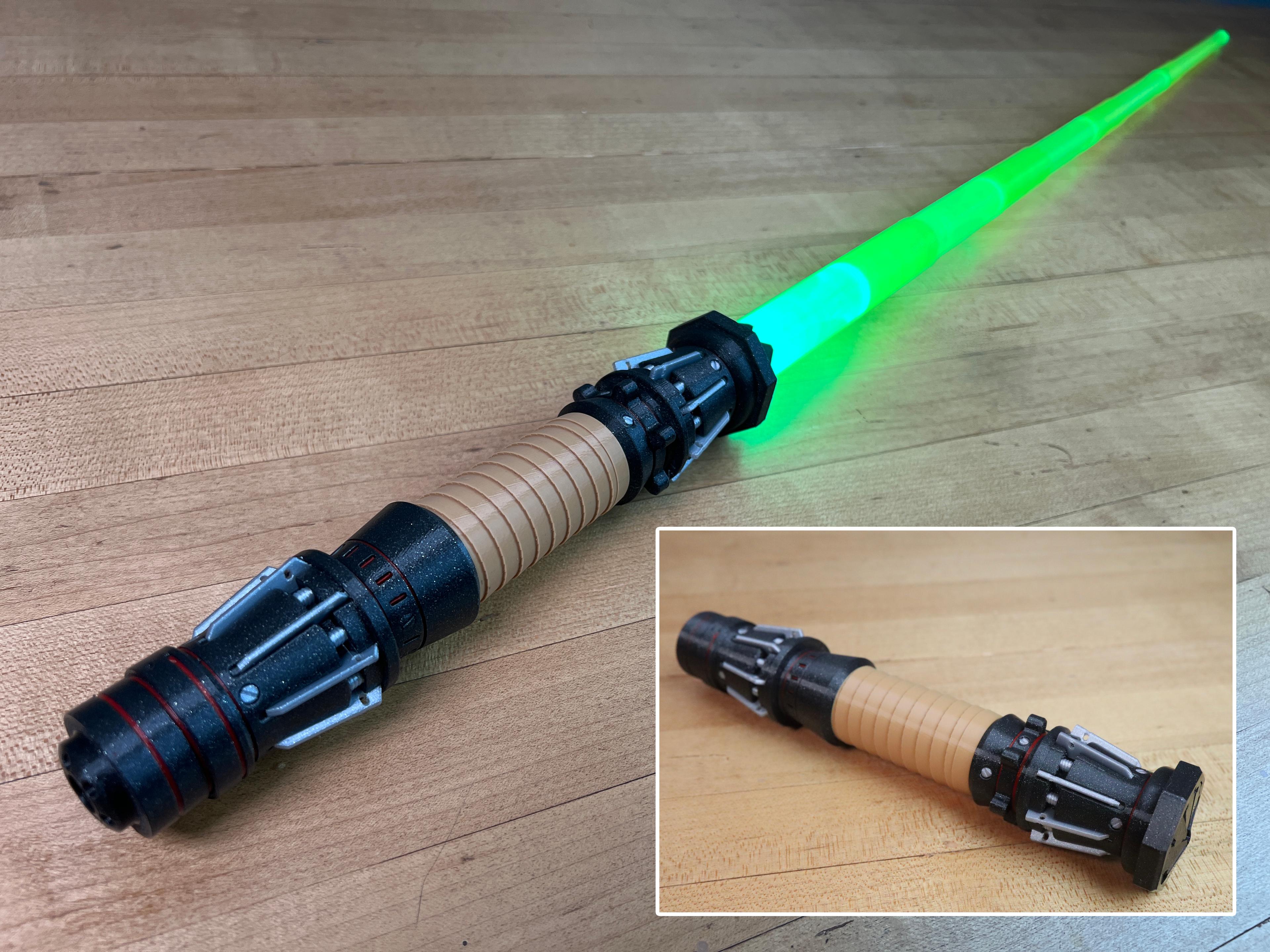 Rey's Dual Extrusion Lightsaber 3d model