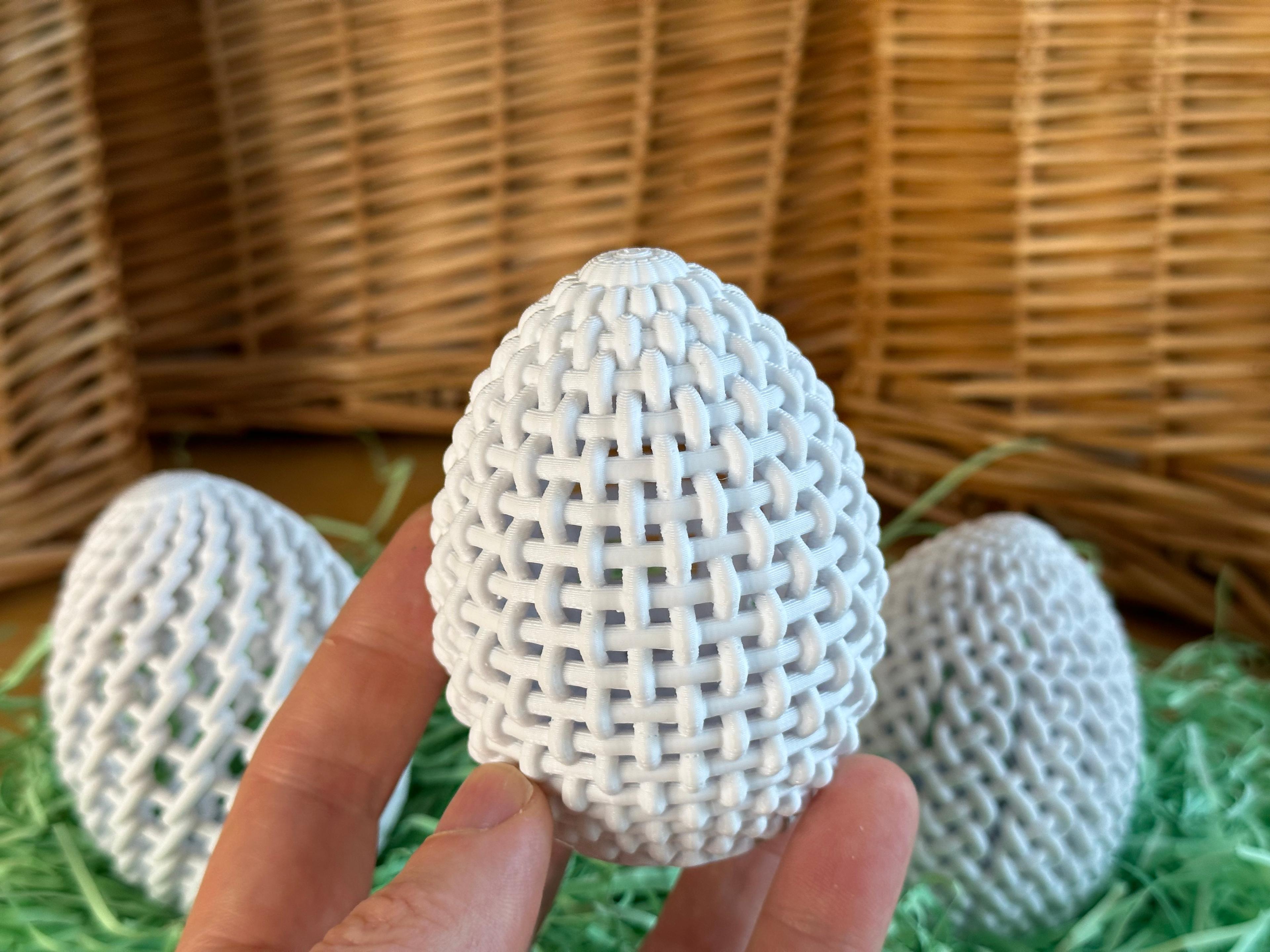 Lattice Easter Egg (Wicker) 3d model