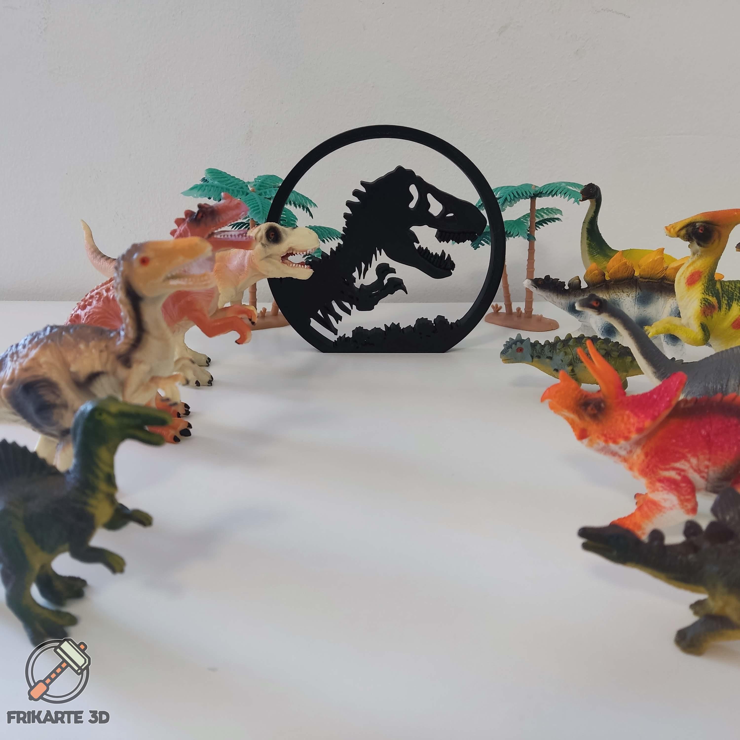 Jurassic World Decoration 3d model