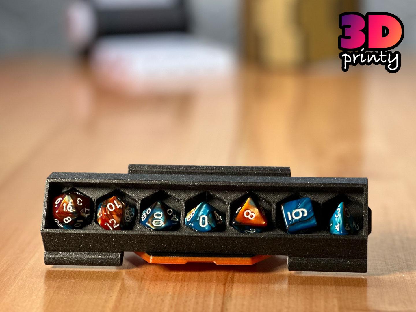 Rollup Dice Box (Large) 3d model