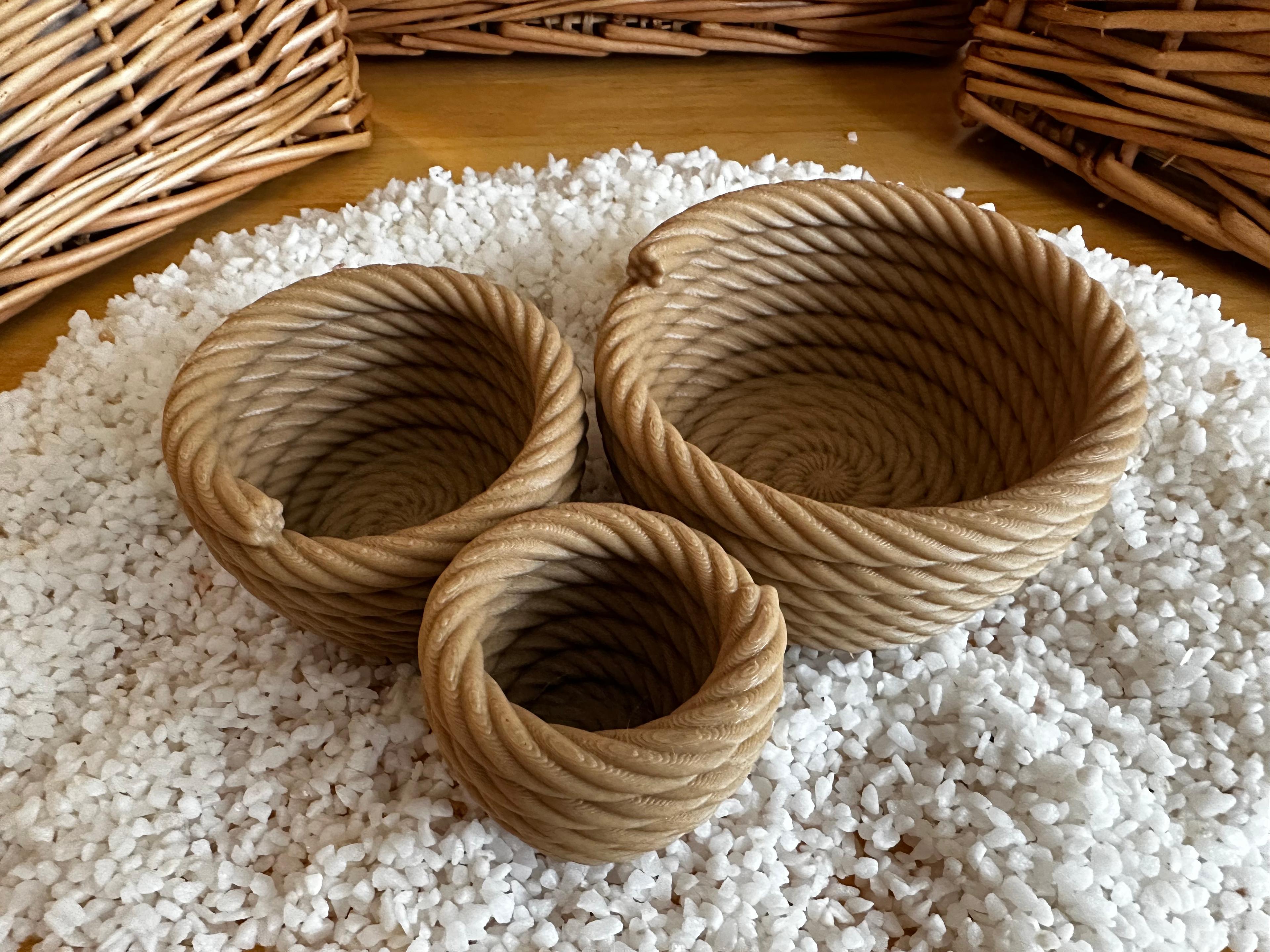 Nesting Rope Bowl (Small) 3d model