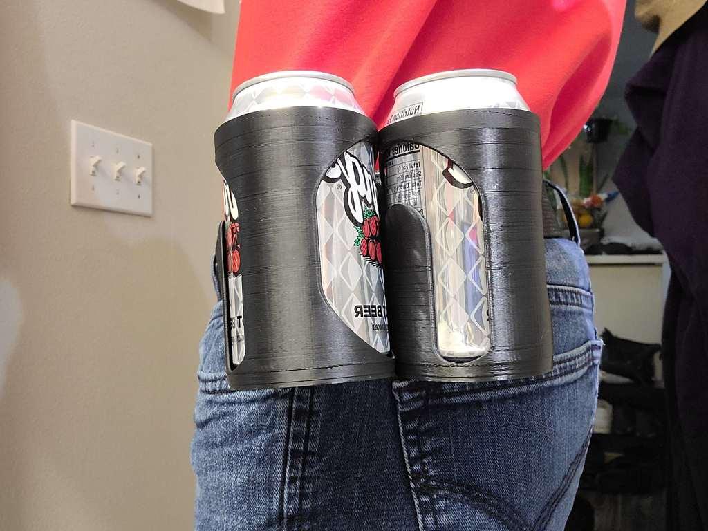 BEER/SODA 12OZ CAN HOLSTER - SODA HOLSTER - CAN HOLSTER 3d model