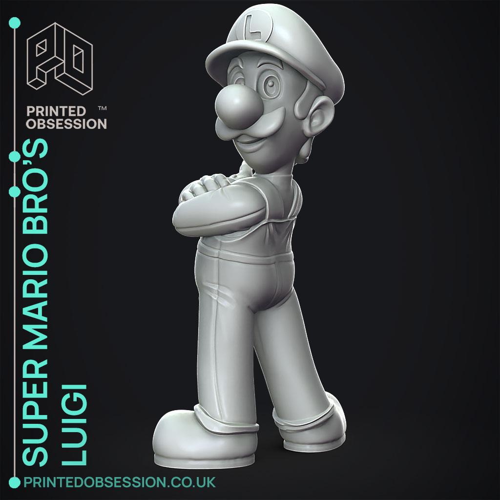 Luigi - Super Mario Bros. - Fan Art 3d model