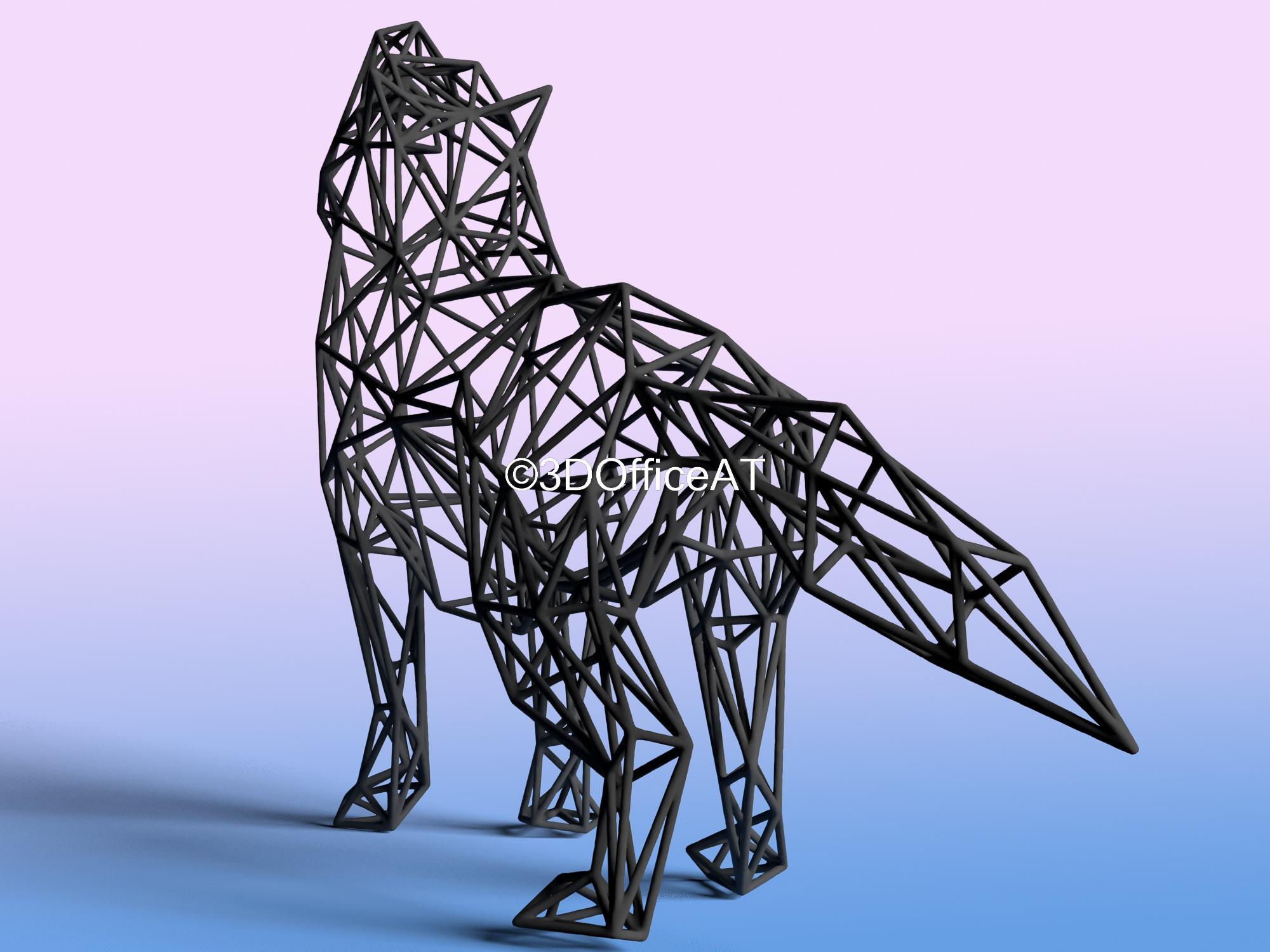 Wolf 🐺🏠  3d model