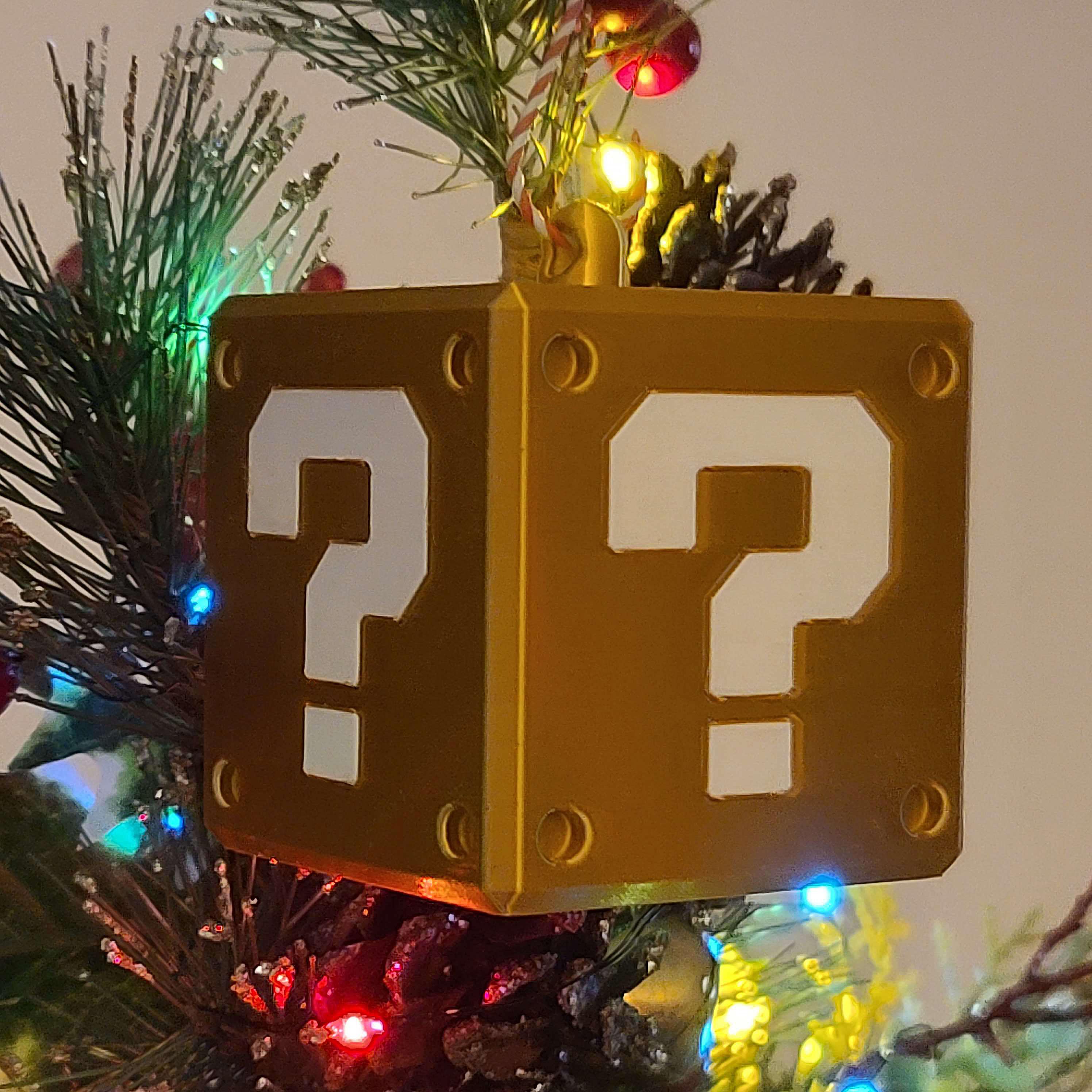 Christmas Ornament Mystery Cube  - Gaming Inspired 3d model
