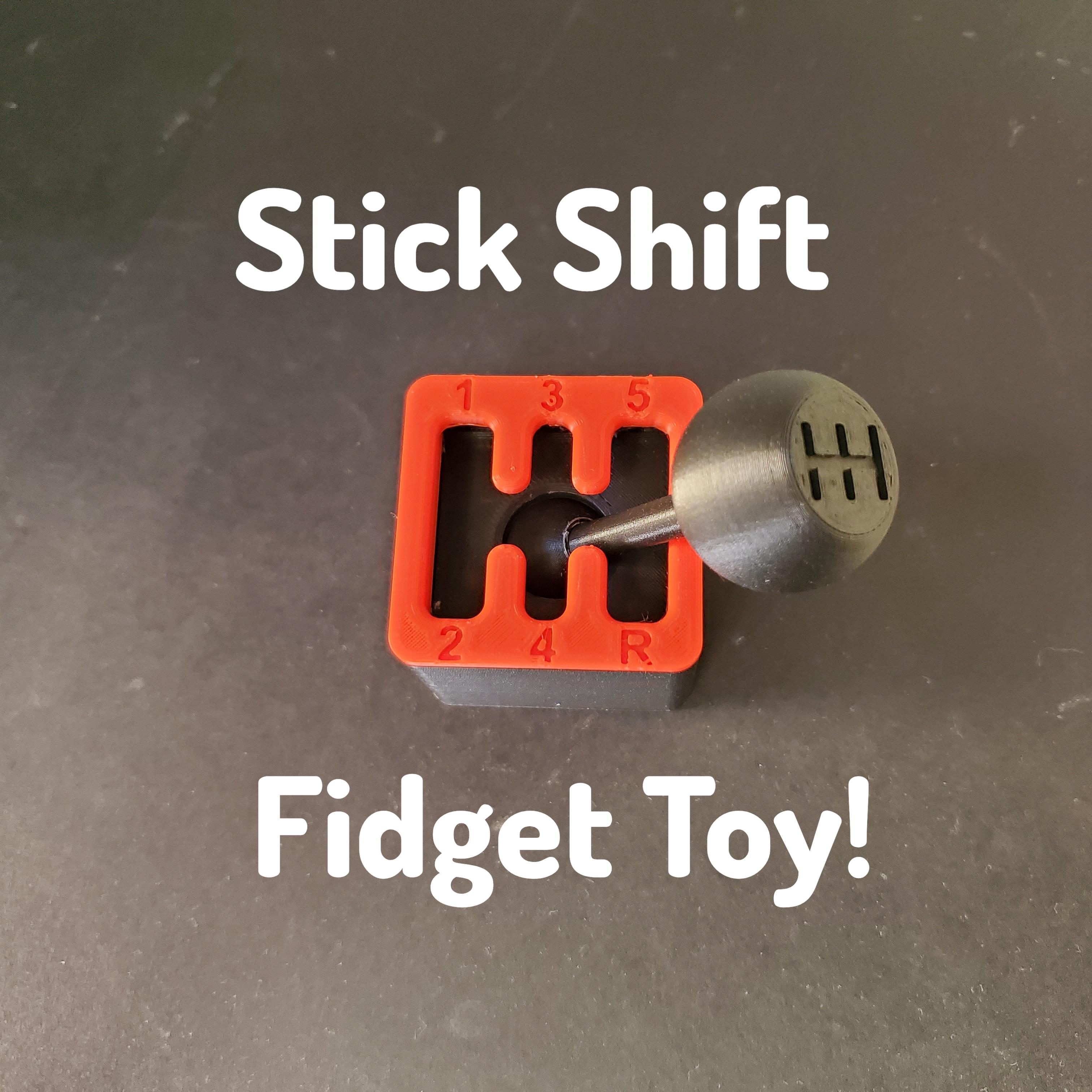 Stick Shift Fidget Toy 3d model