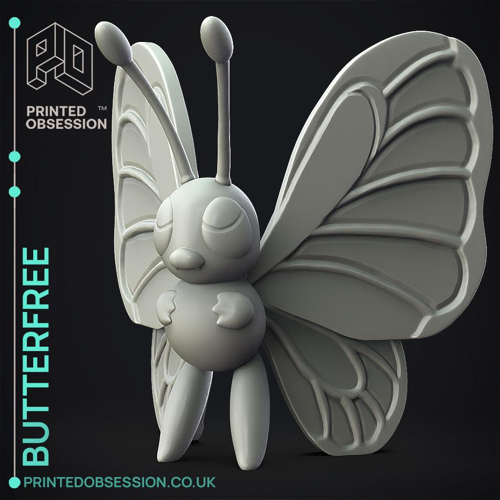 Butterfree - Pokemon - Fan Art 3d model