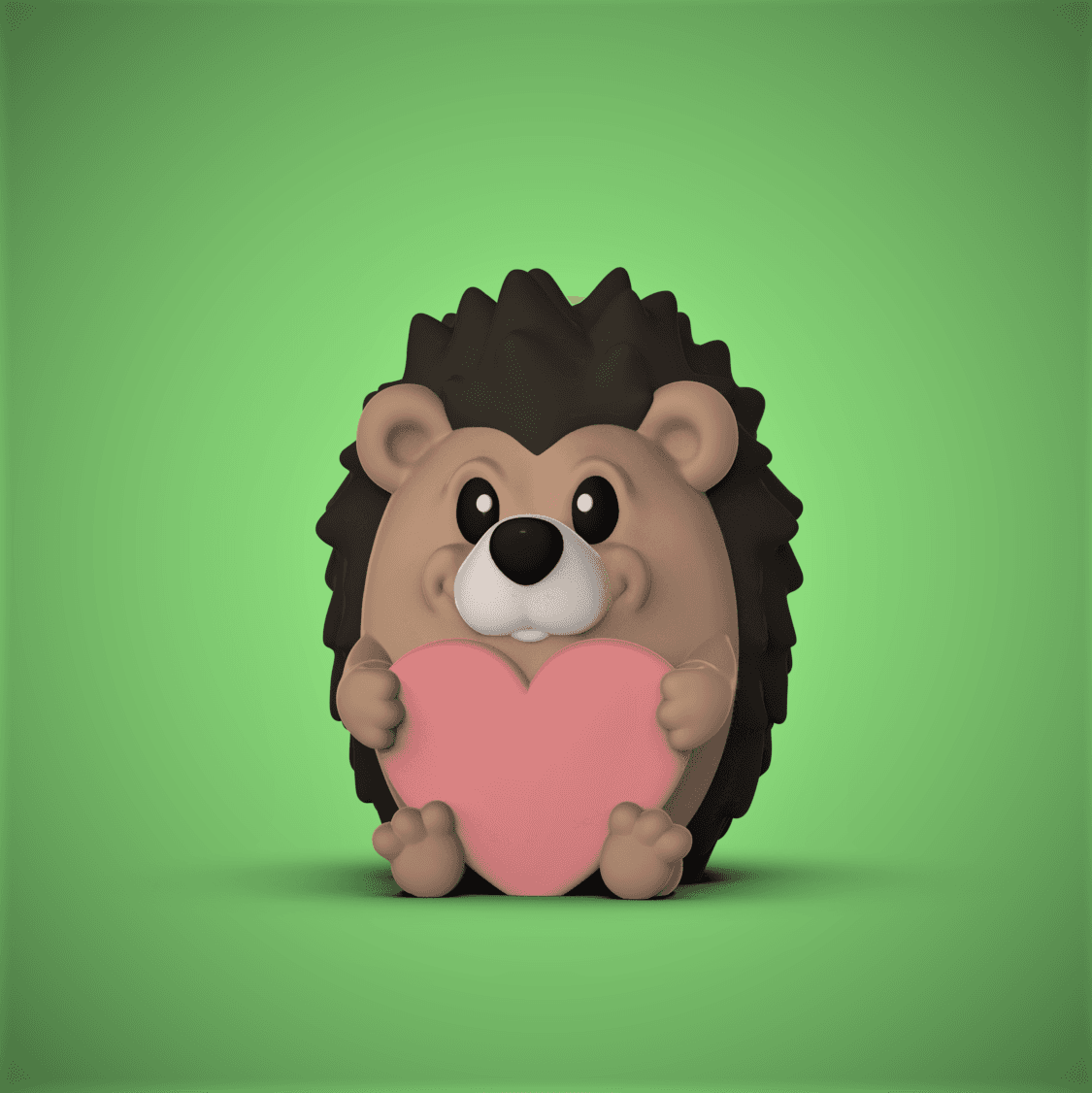 Heart Hedgy 3d model