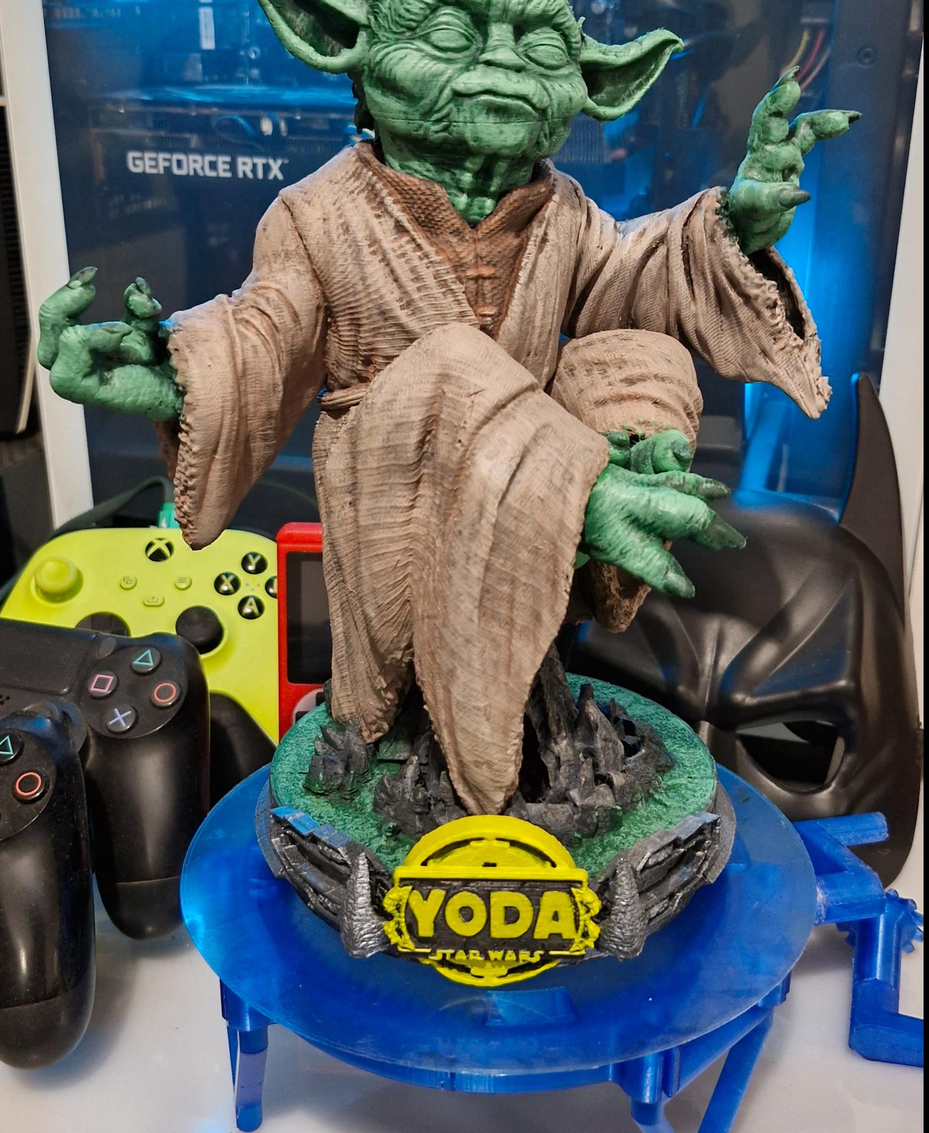 WICKED STAR WARS YODA BUST: TESTED AND READY FOR 3D PRINTING 3d model