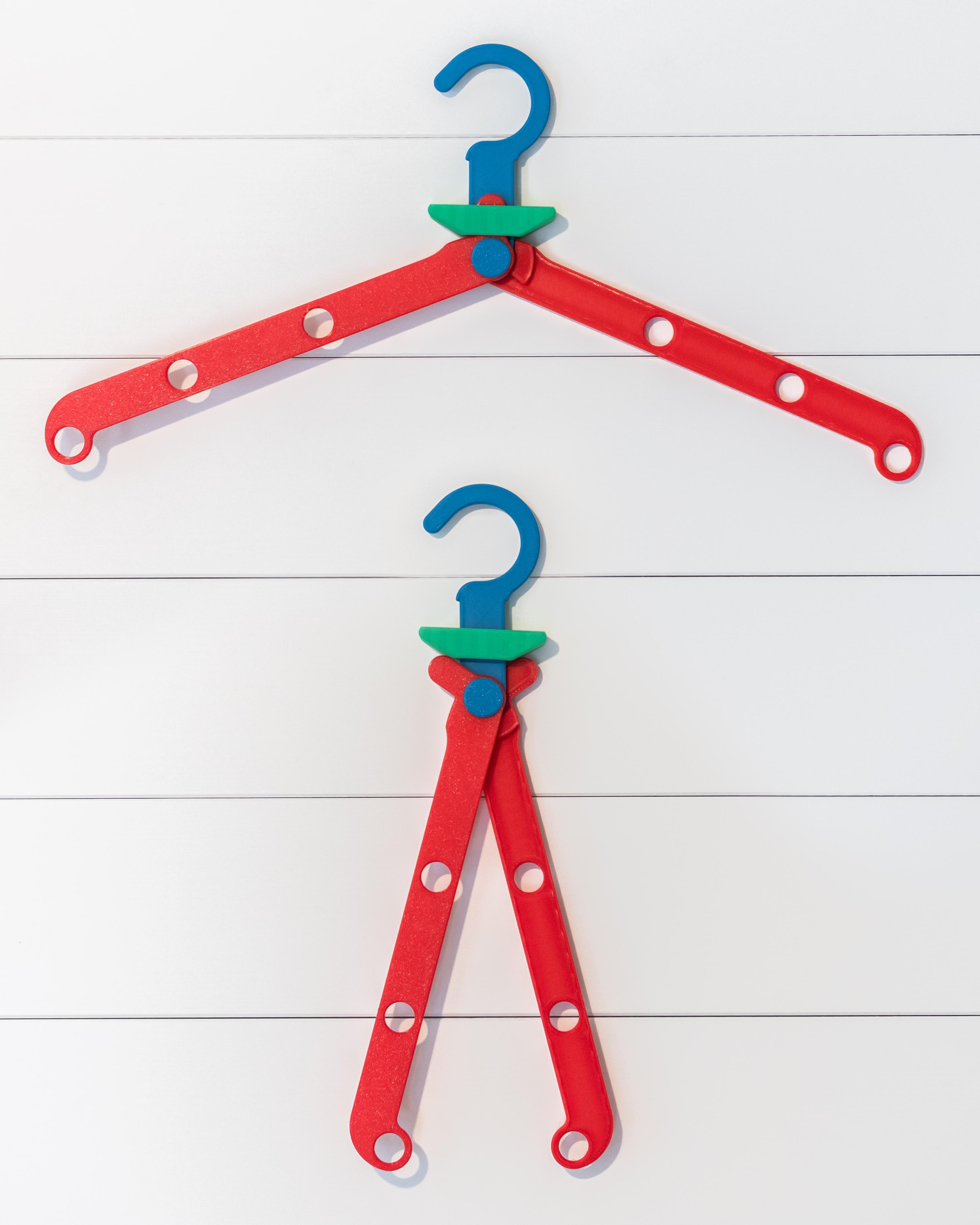 EZPZ Hanger // Folding Clothes Hanger 3d model