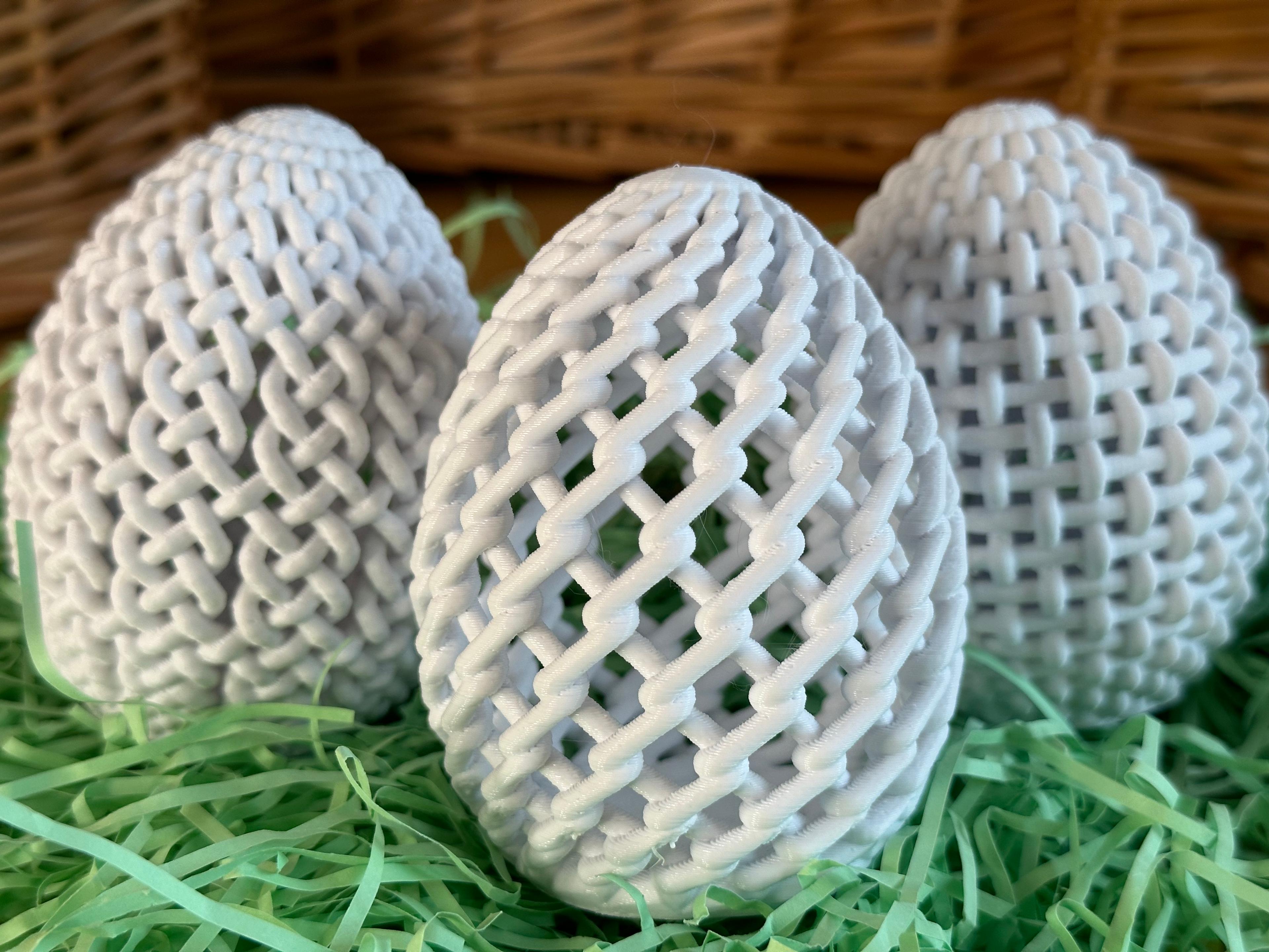 Lattice Easter Egg (Wicker) 3d model