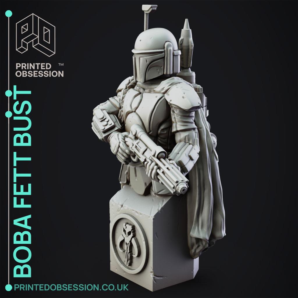 Boba Fett - Star Wars Fan Art - Bust 3d model