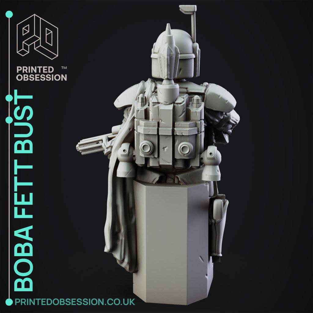 Boba Fett - Star Wars Fan Art - Bust 3d model