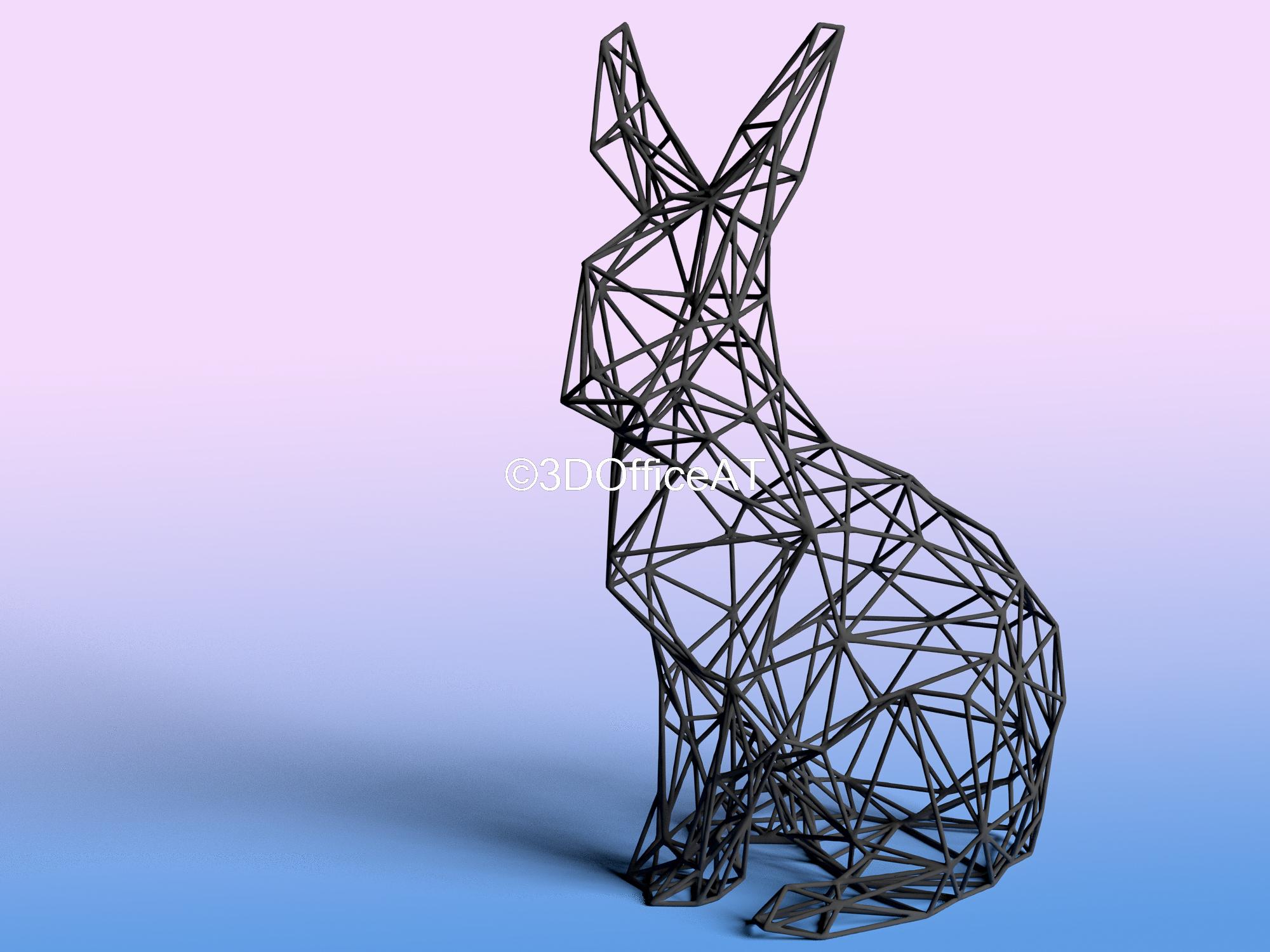 Rabbit 🐇🏠  3d model