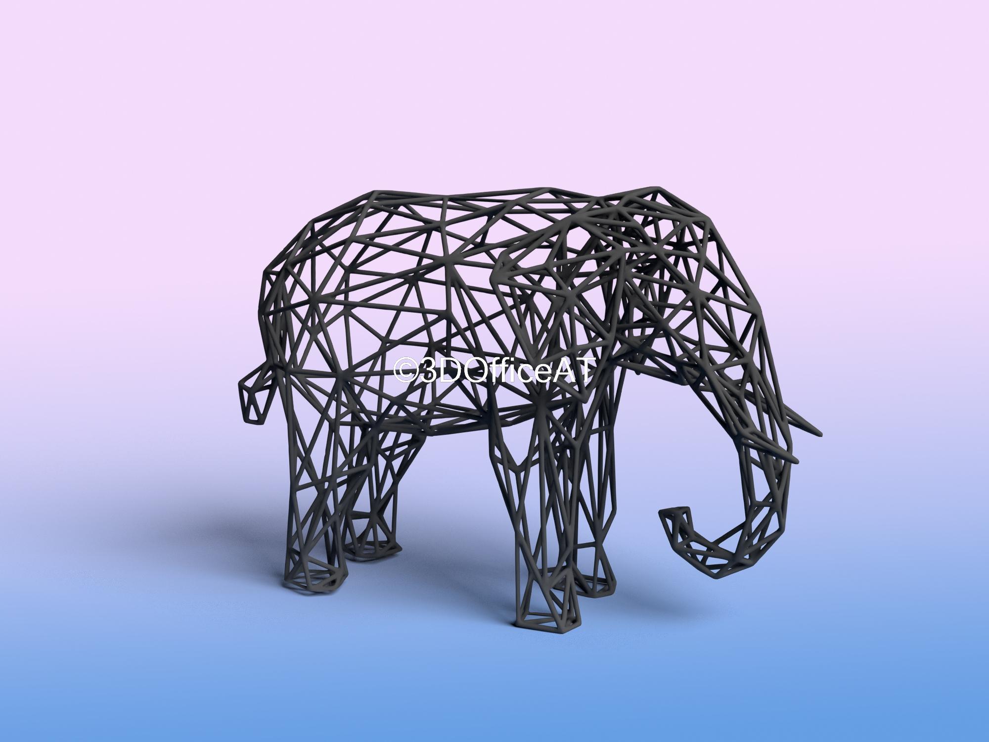 Elephant 🐘🎨  3d model