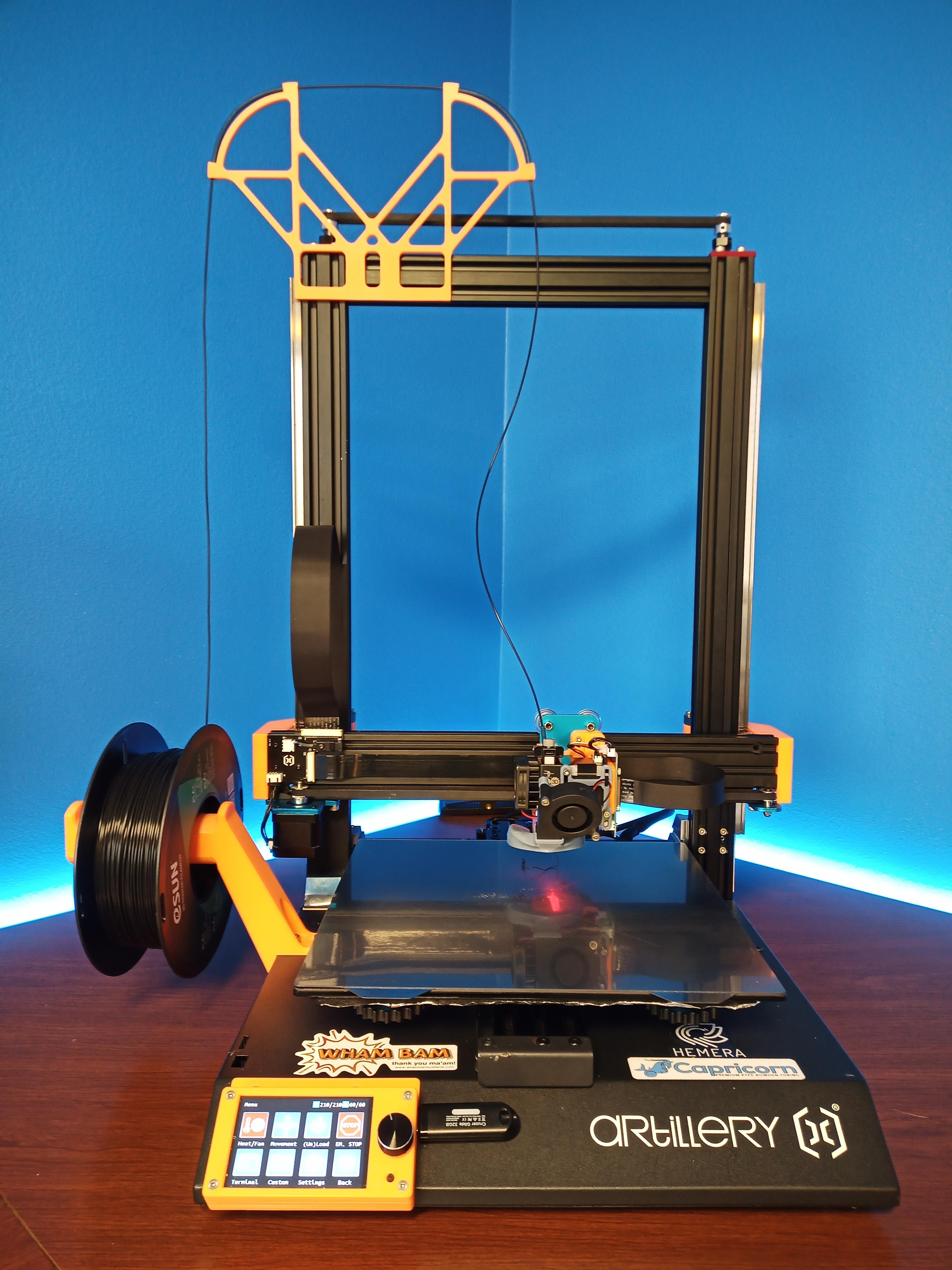 Sidewinder X1 Spool Holder and Guide 3d model