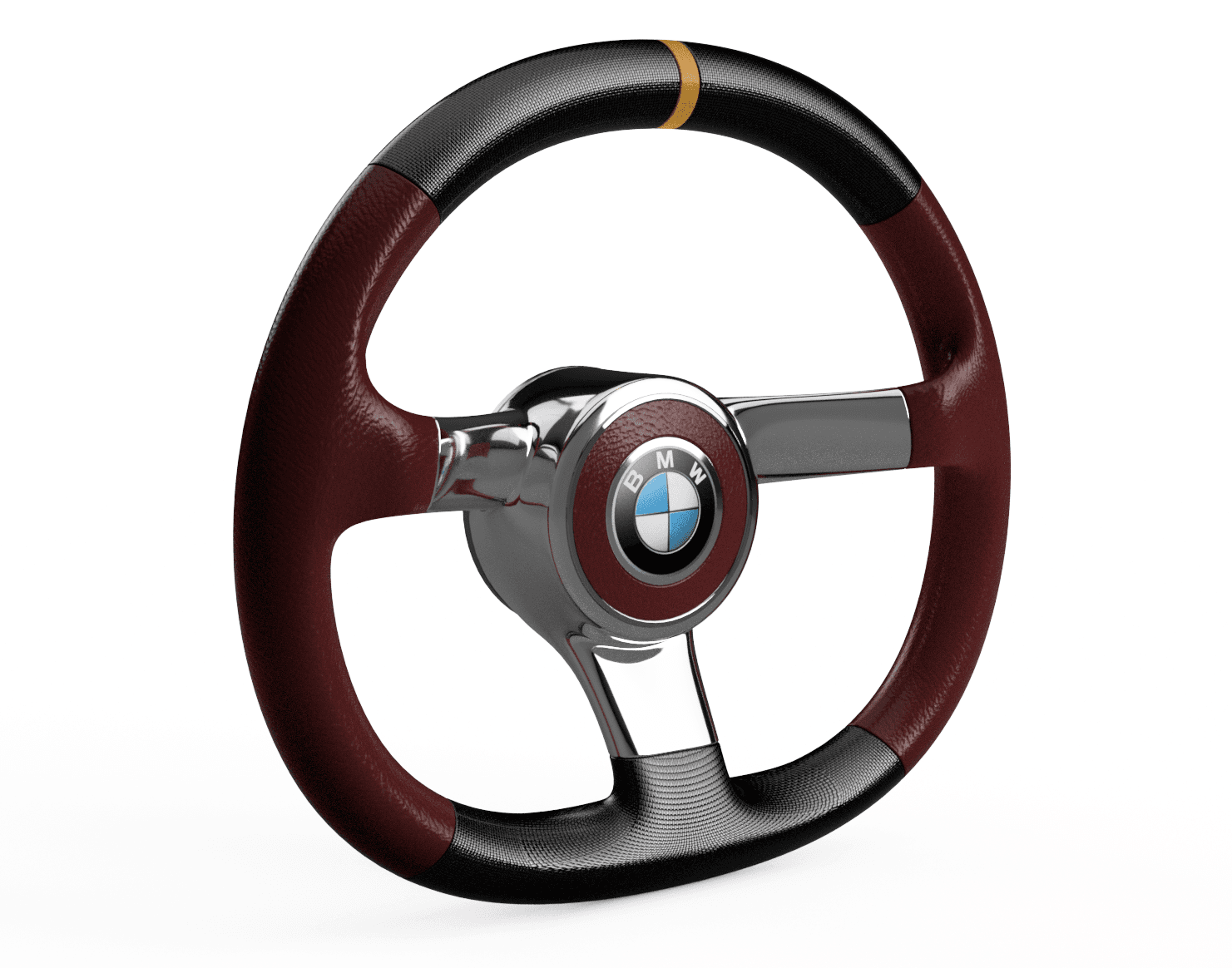 Sportcar Steering Wheel 3d model