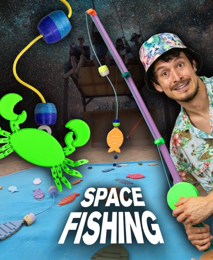 Space Fishing // Magnetic Fishing Game 3d model