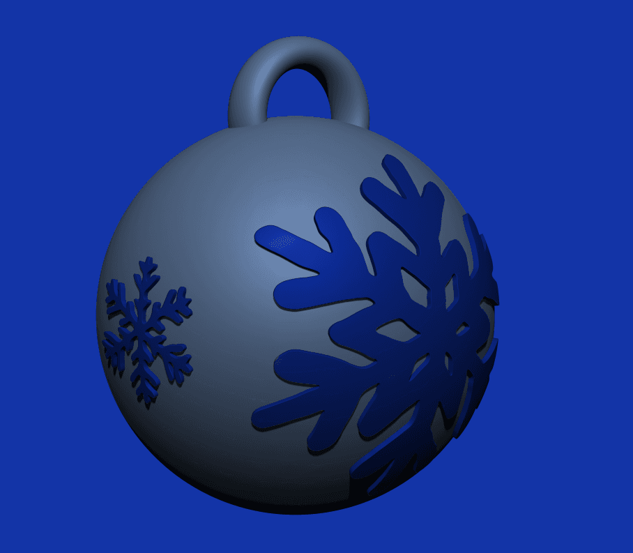 Snowflake Ornament.stl 3d model