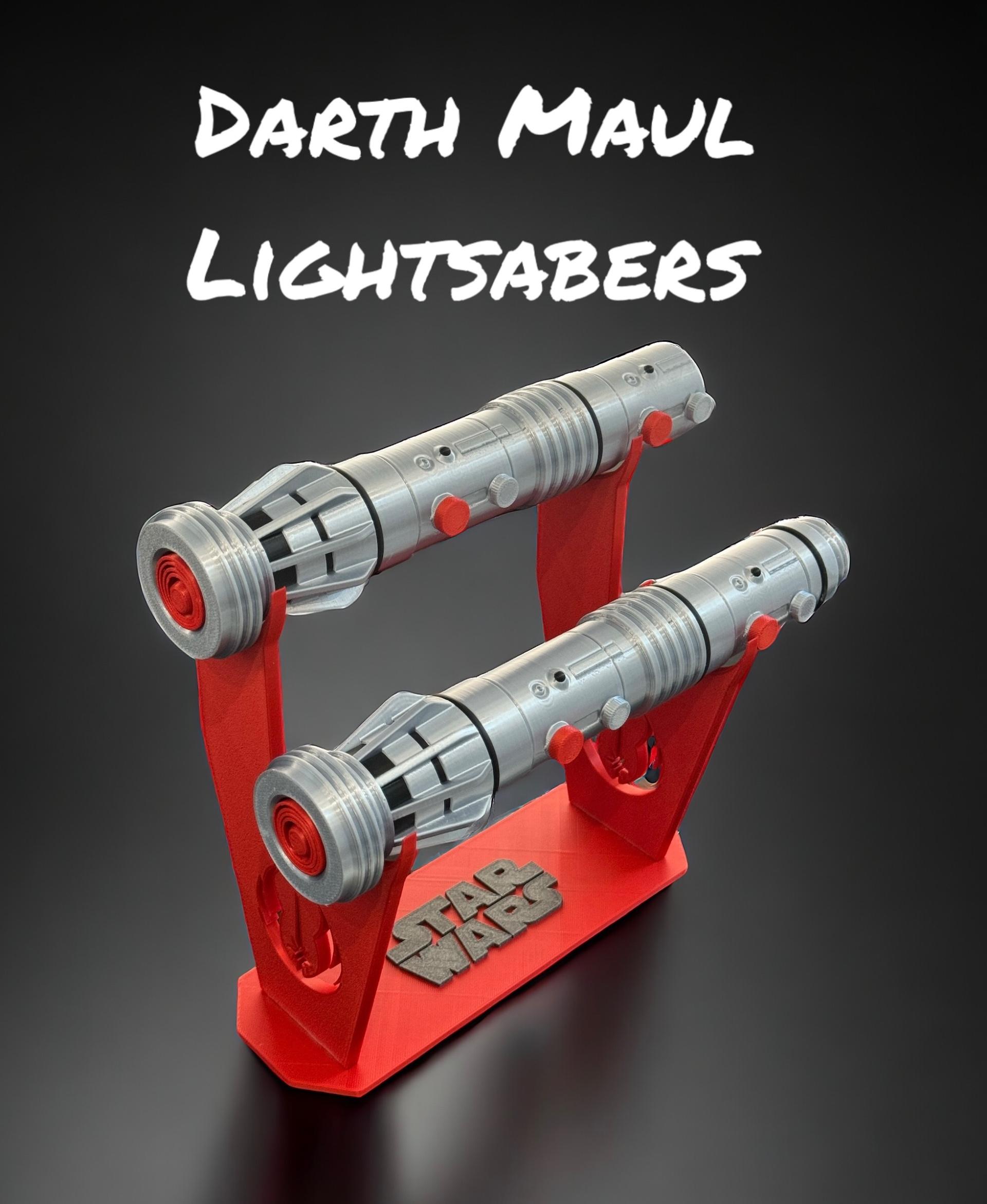 Maul’s Replaceable Blade Lightsaber - Darth Maul Epic Double Lightsaber with collapsing blades ! - 3d model