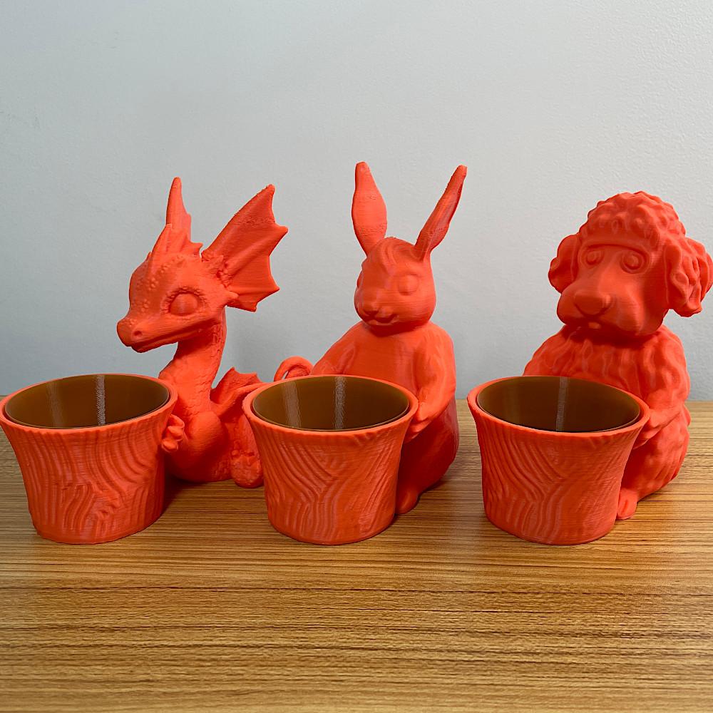Easter Bunny - Toy Pot Planter 3d model