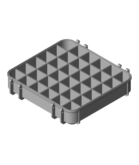 Tool Box Base 36 Compartments 3d model