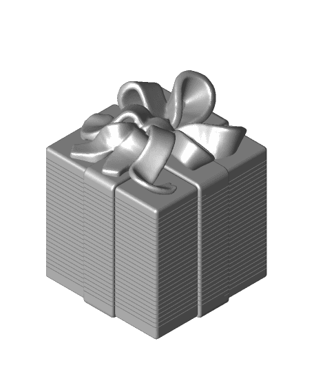 Springo Gift Box (Single Color Version) 3d model