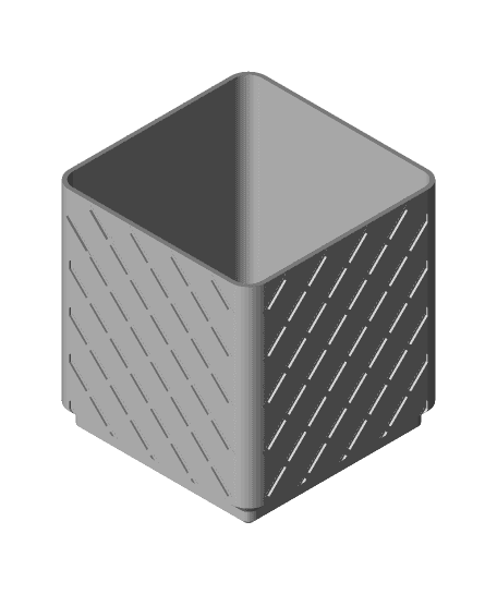 Gridfinity bin in vase mode.stl 3d model