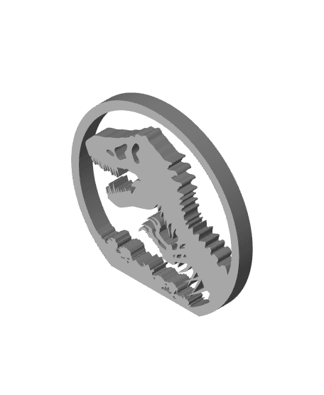 Jurassic World Decoration 3d model