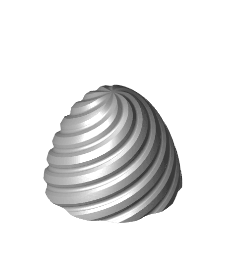 Spiral Egg 3d model