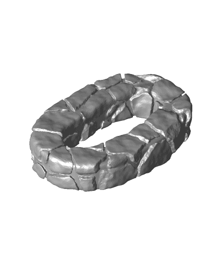 Cracked Numbers 3d model
