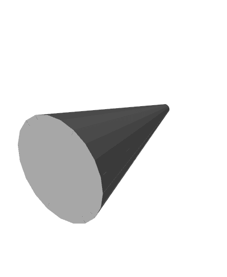 PLEIADES Cone // 145 mm x 180 mm 3d model